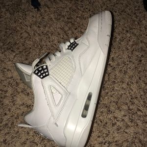 Jordan 4 all white pure money 100%authentic